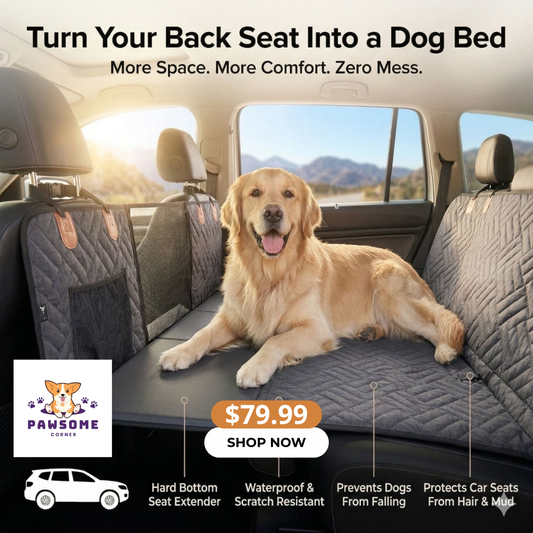 Paw Some Corner Facebook ad: FREE DOG BED +FREE BELT