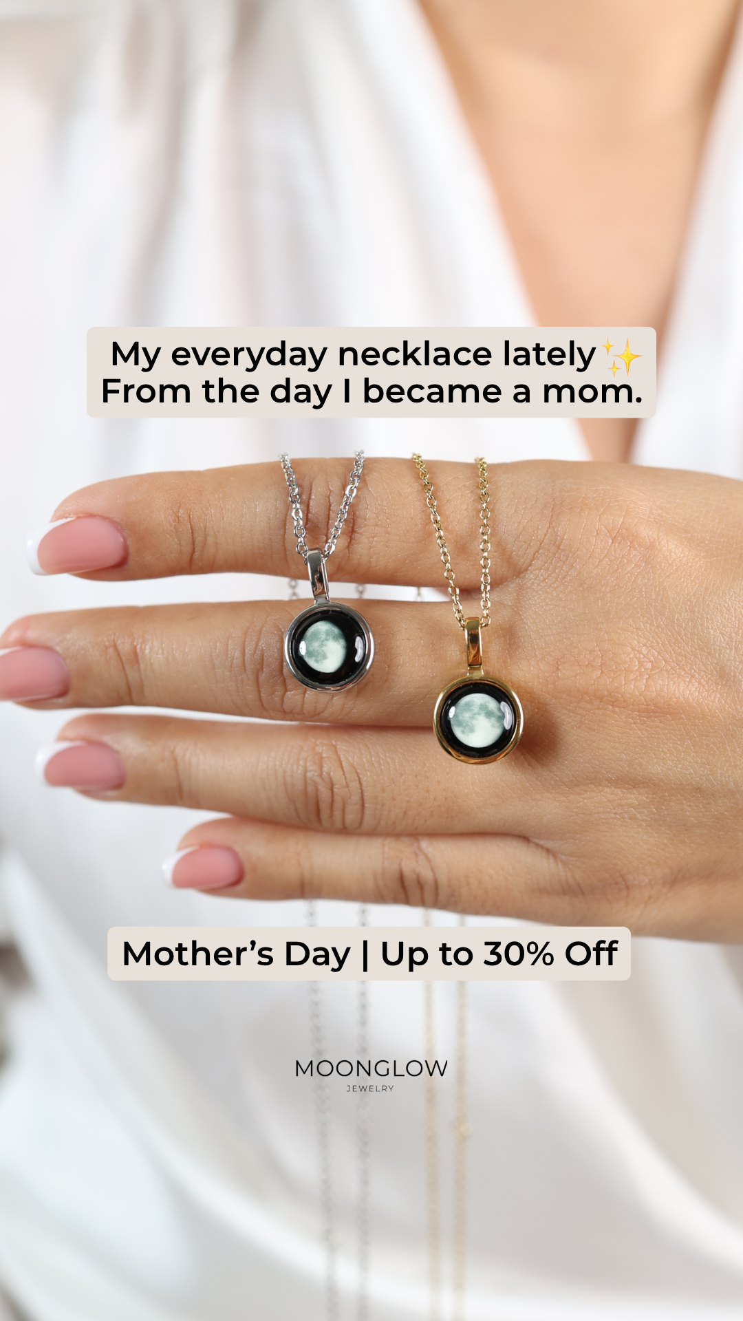 Moonglow Jewelry Facebook ad