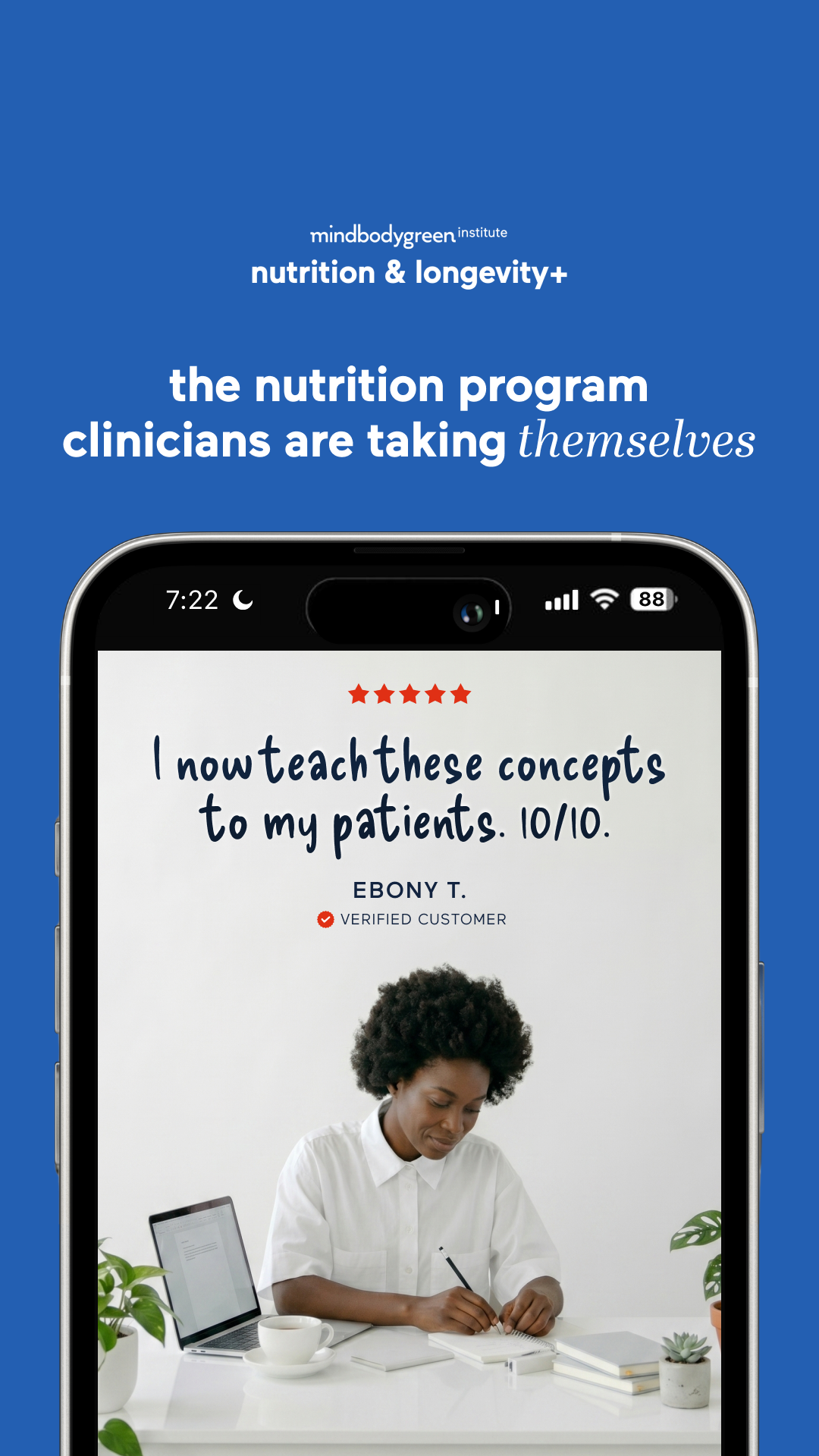 mindbodygreen Institute Facebook ad