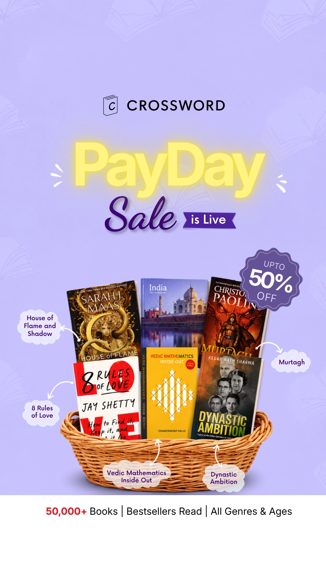 Crossword Bookstores Facebook ad