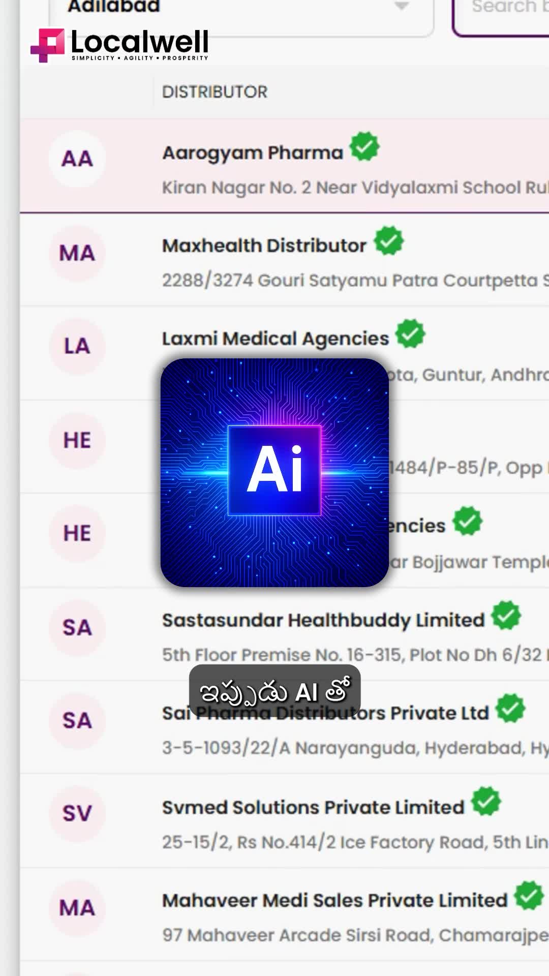 LocalWell - Pharmacy, Medical Shop GST Billing App Facebook ad: 20,000+ Pharmacies Switched to Localwell