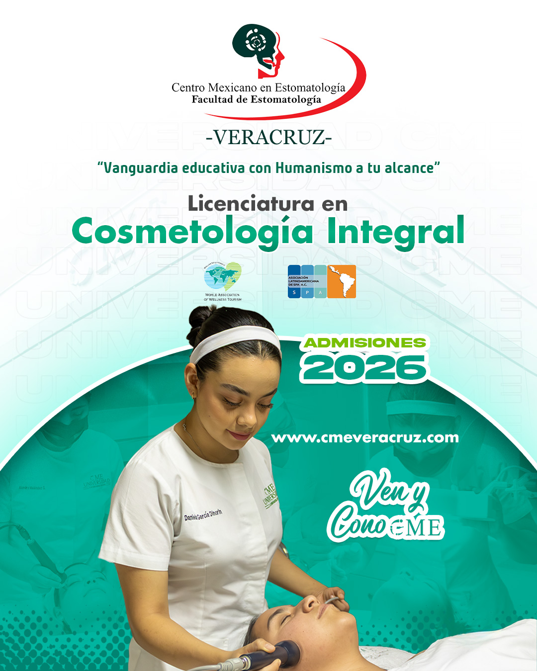 Universidad CME Veracruz Facebook ad: Licenciatura en Cosmetología Integral
