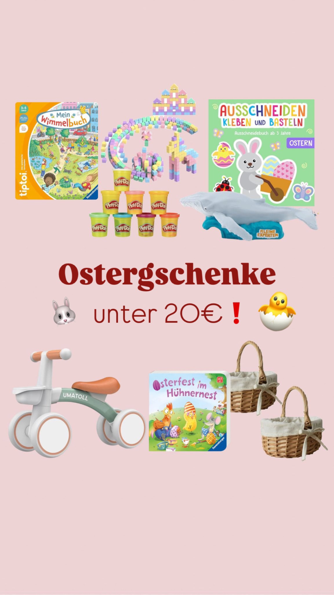 Selinasknopf Facebook ad: Ostergeschenke unter 20€