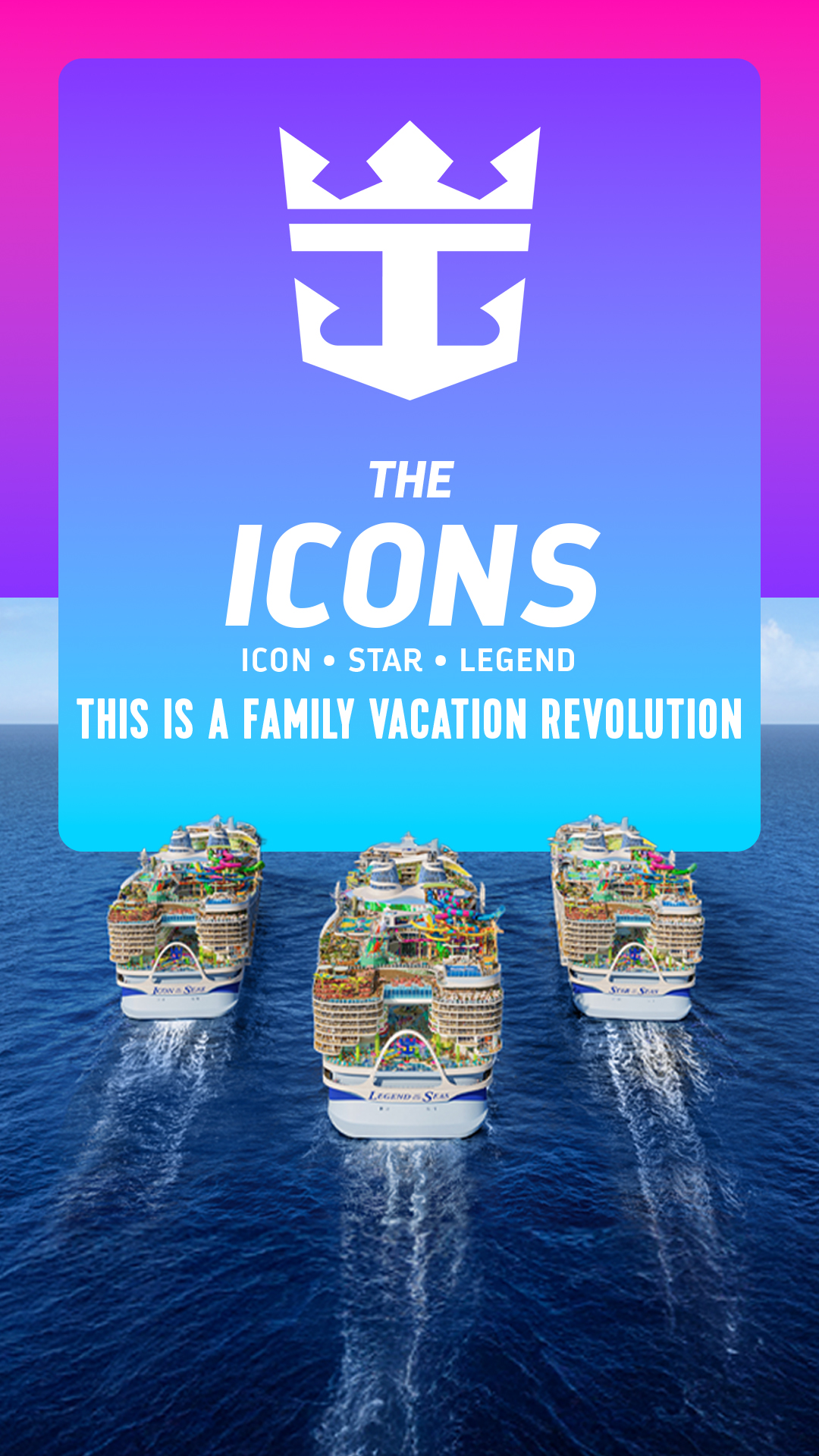 Royal Caribbean Facebook ad