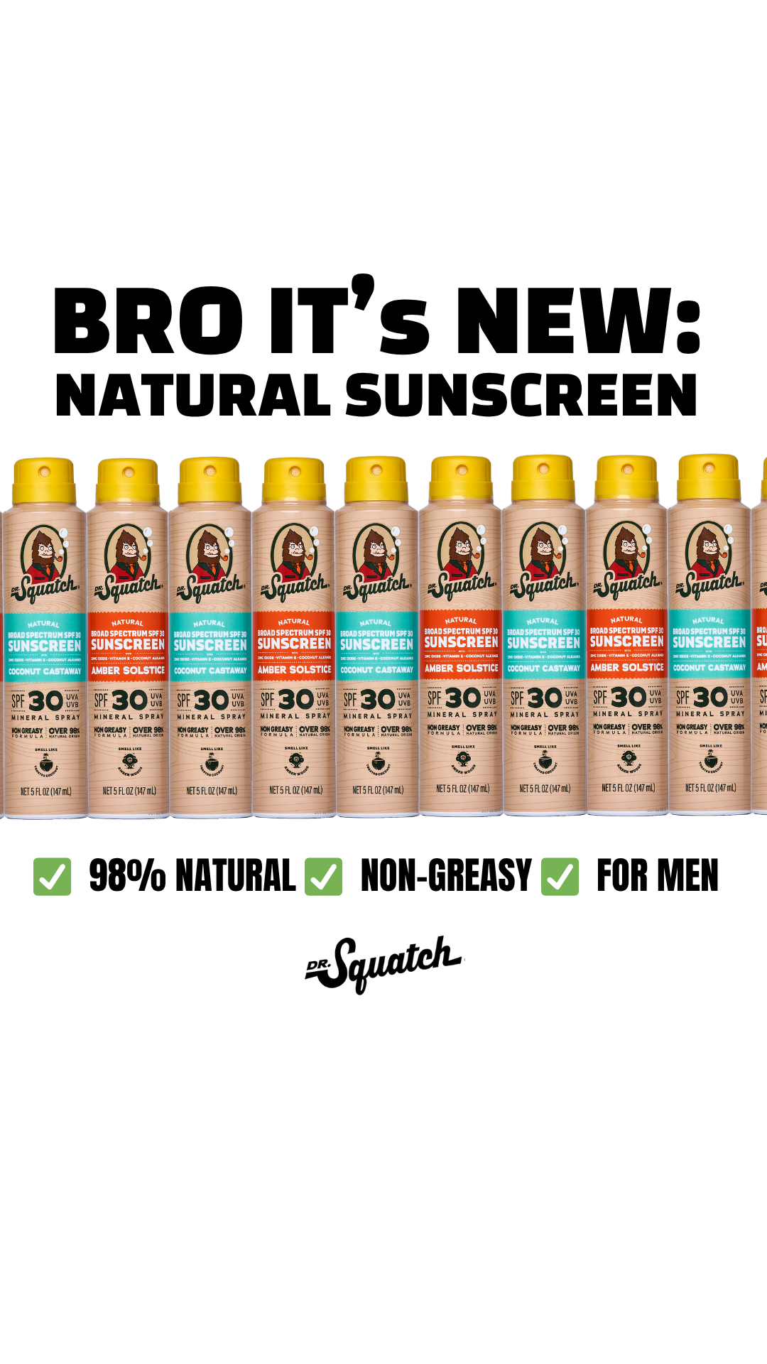 Dr. Squatch Facebook ad