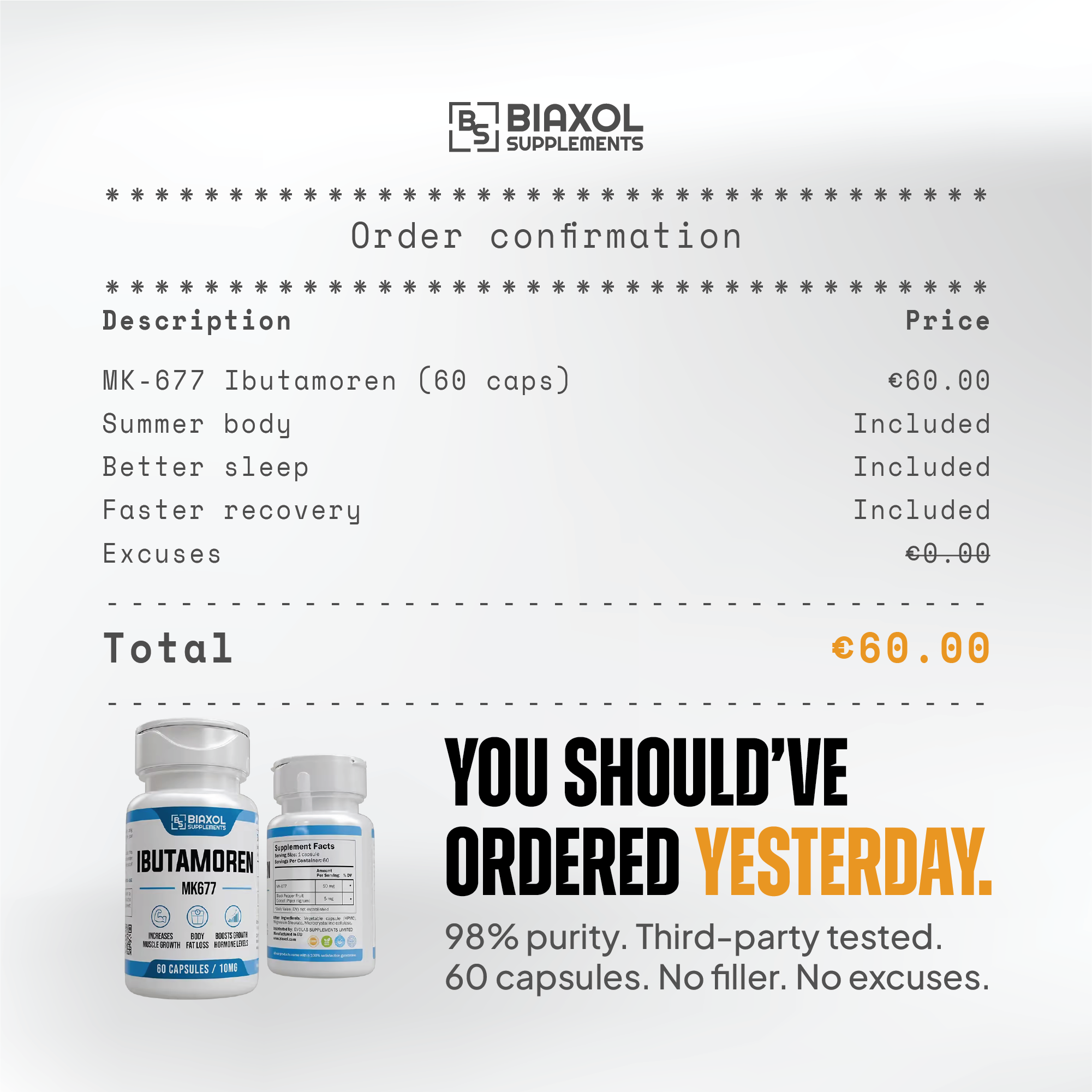 Biaxol Facebook ad