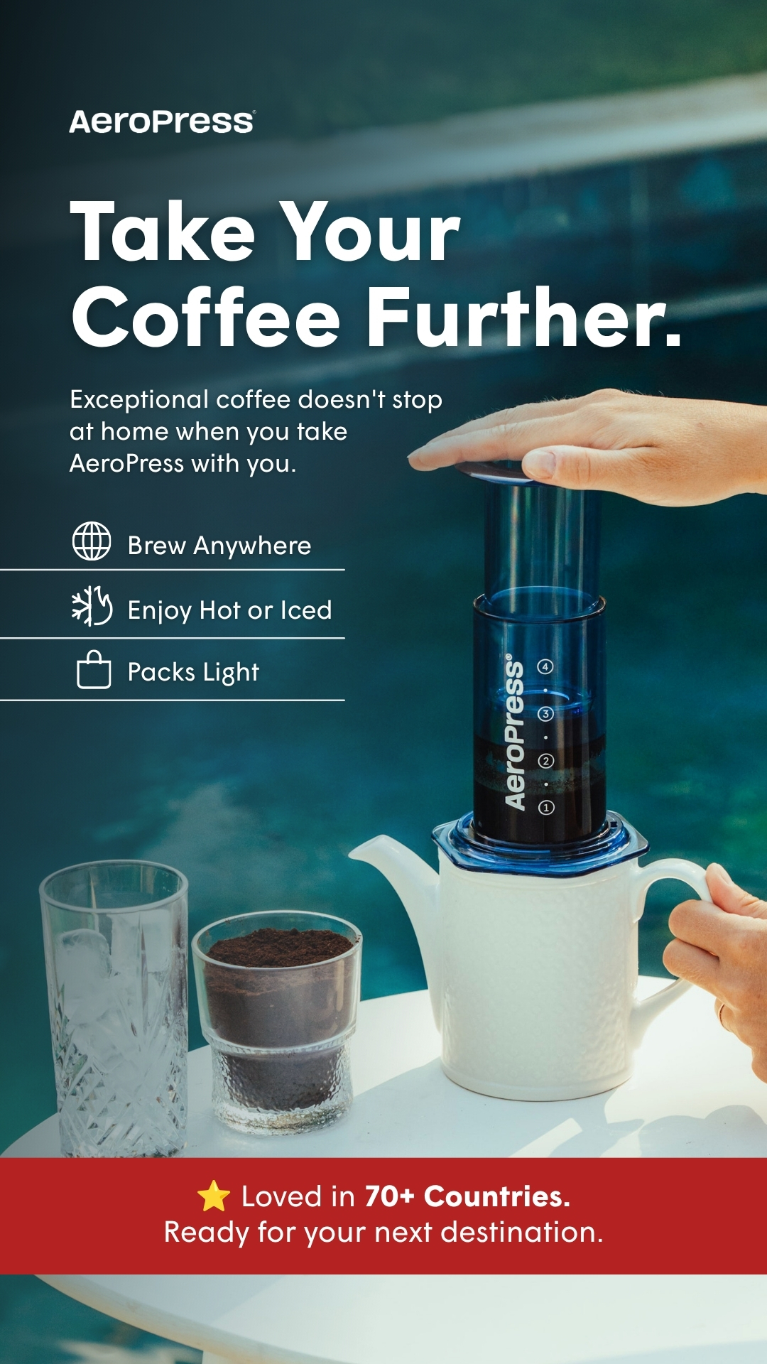AeroPress Facebook ad