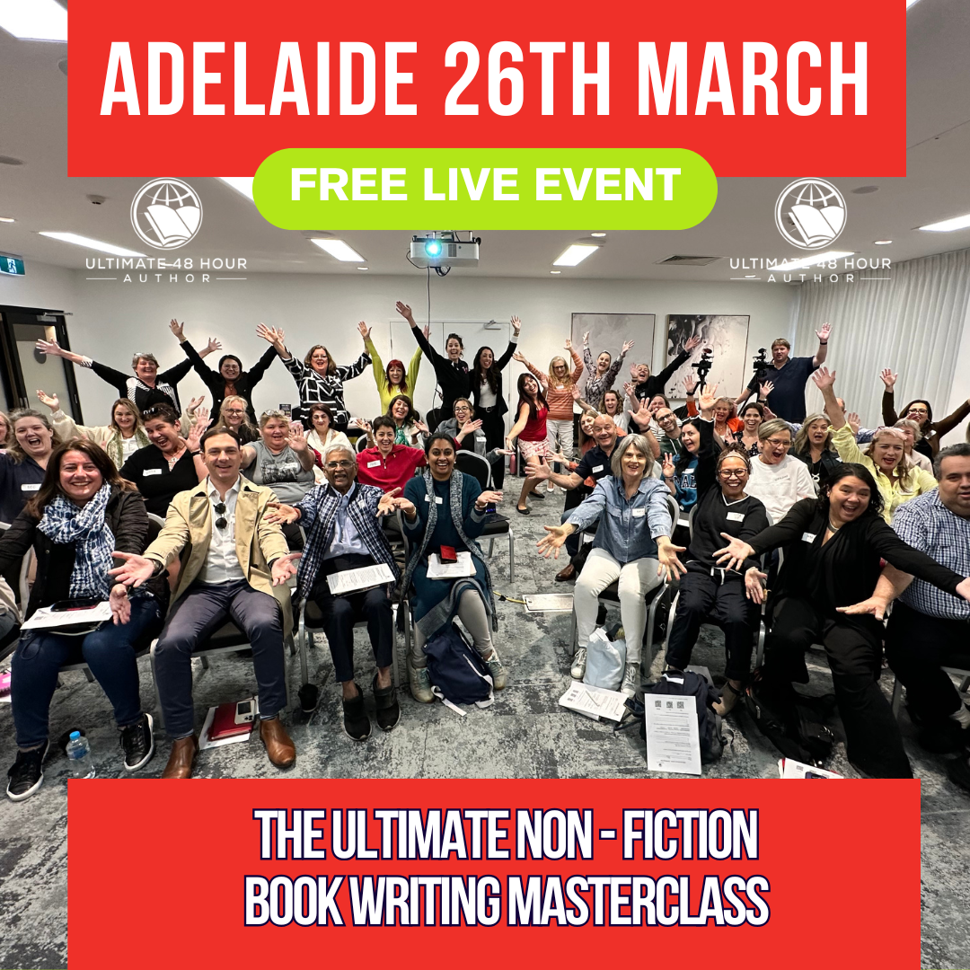 Ultimate 48 Hour Author Facebook ad: Voted Australia's Best Nonfiction Writing Seminar…