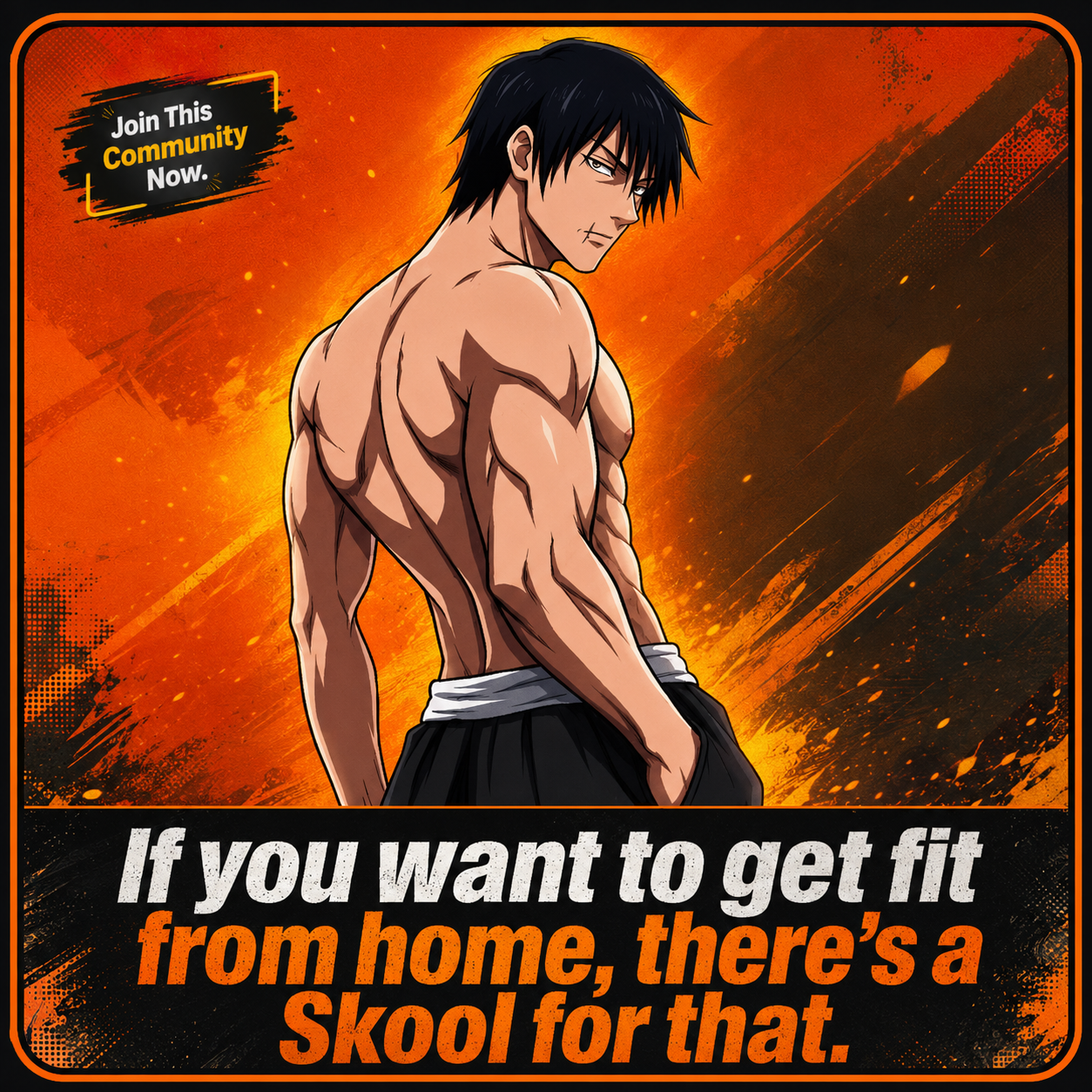 Skool Facebook ad