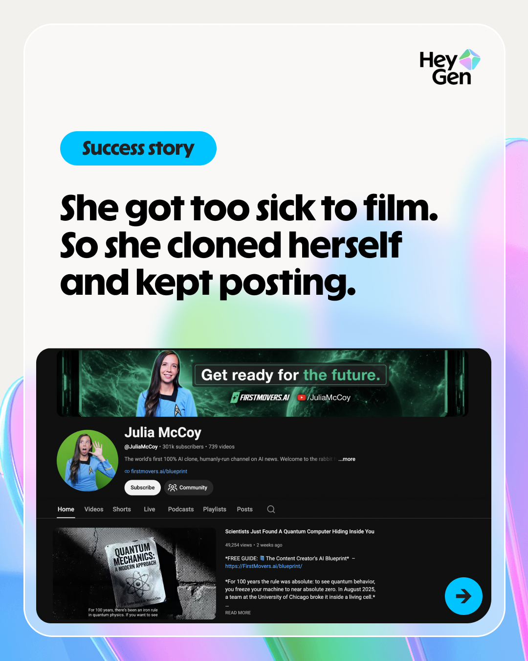 HeyGen Facebook ad
