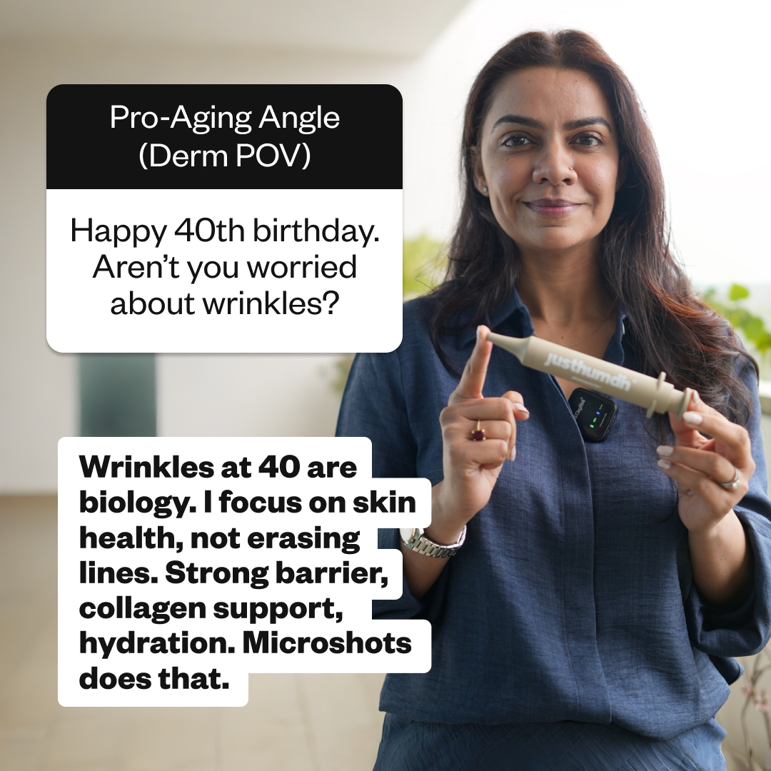 Justhuman Skincare Facebook ad