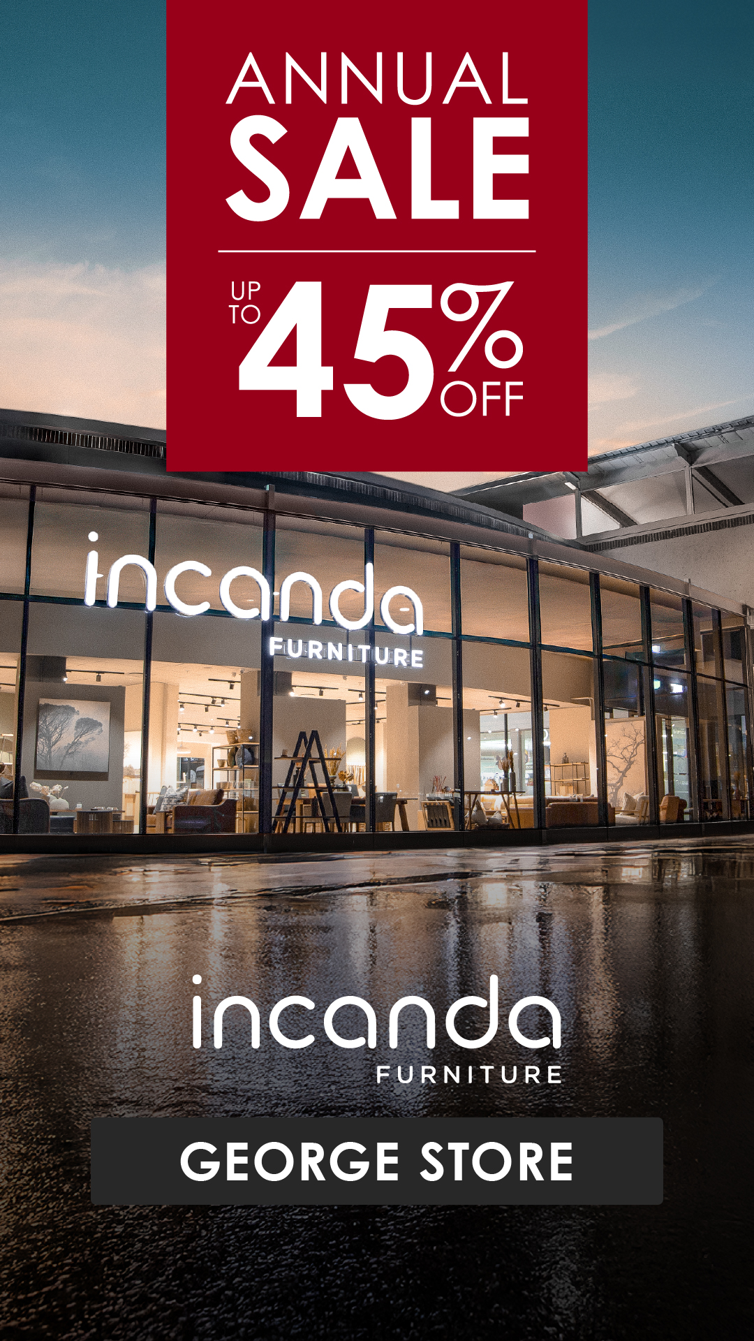 Incanda Furniture Facebook ad