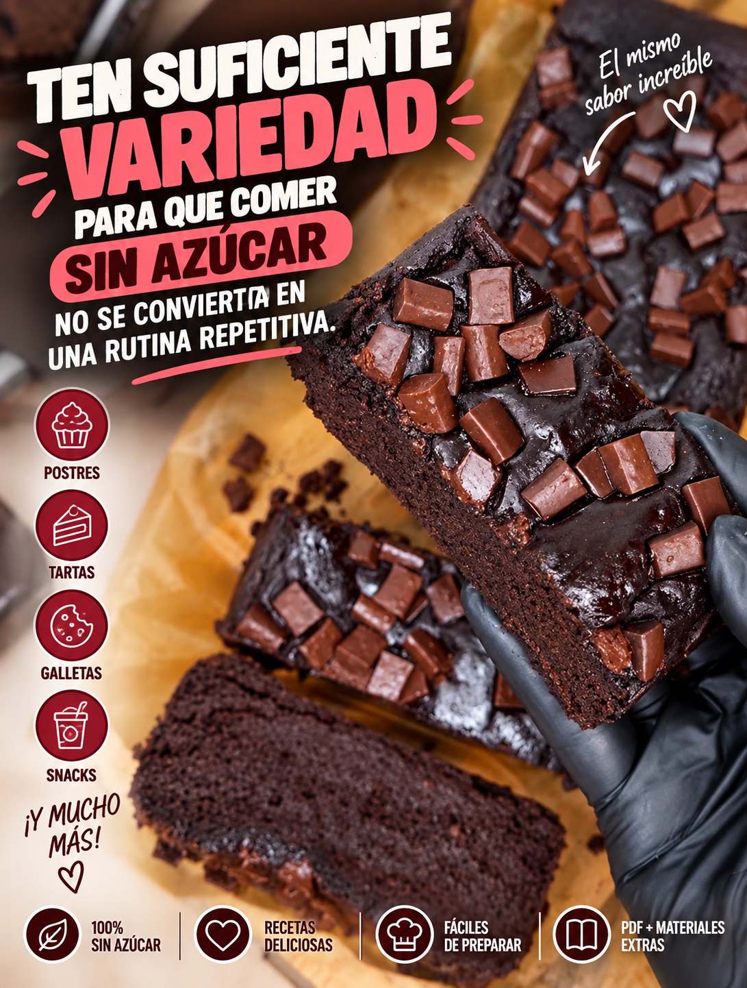 Eleanor Whitmore Facebook ad: La colección definitiva de recetas sin azúcar