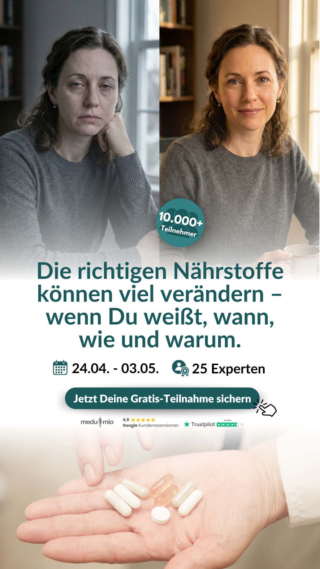 Medumio - Wissen, was hilft. Wissen, das hilft. Facebook ad