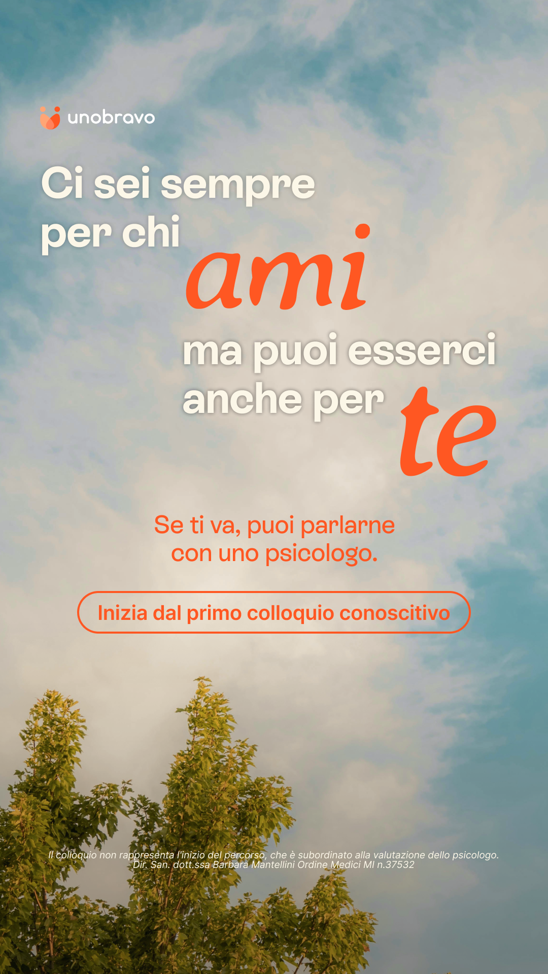 Unobravo Facebook ad