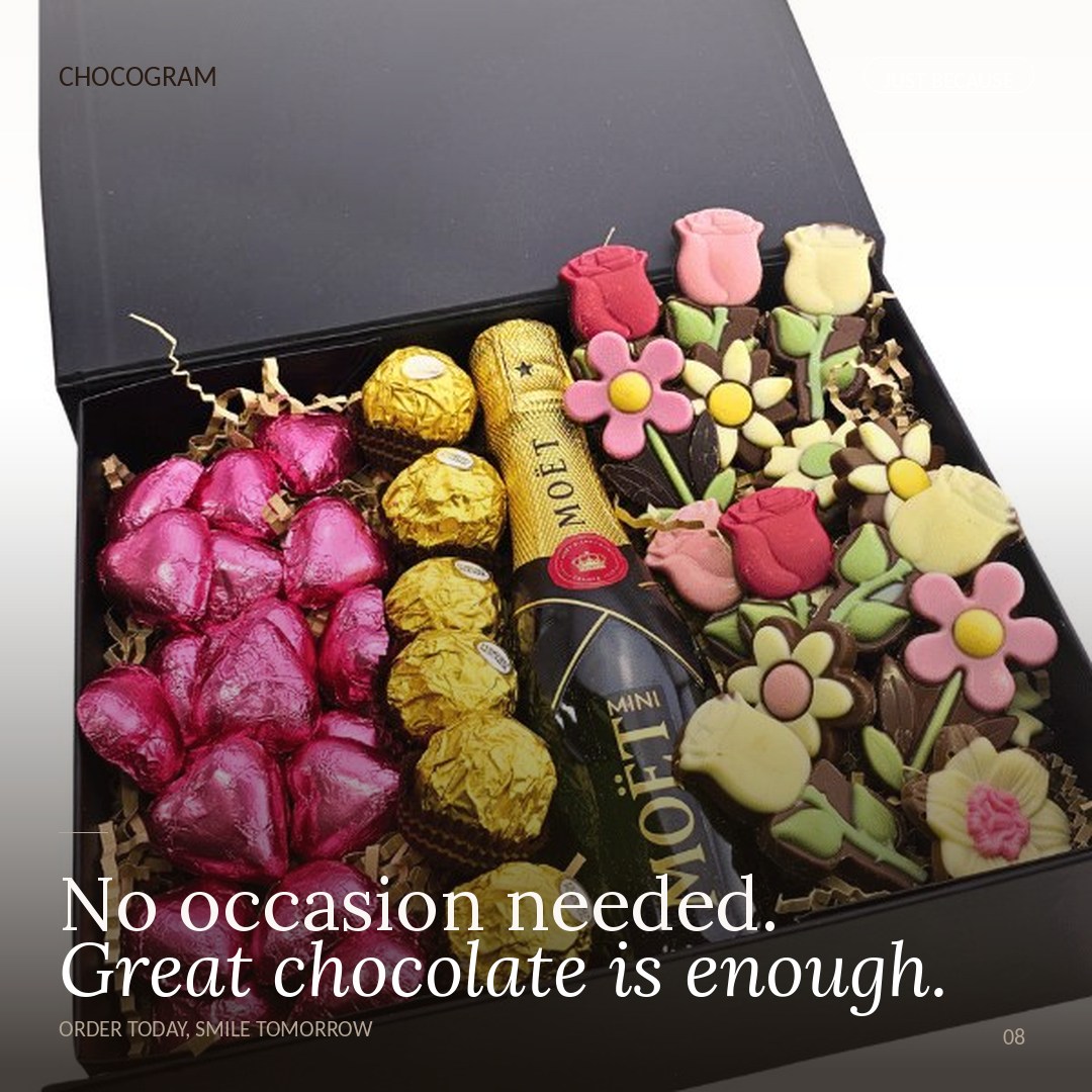 Chocogram Facebook ad