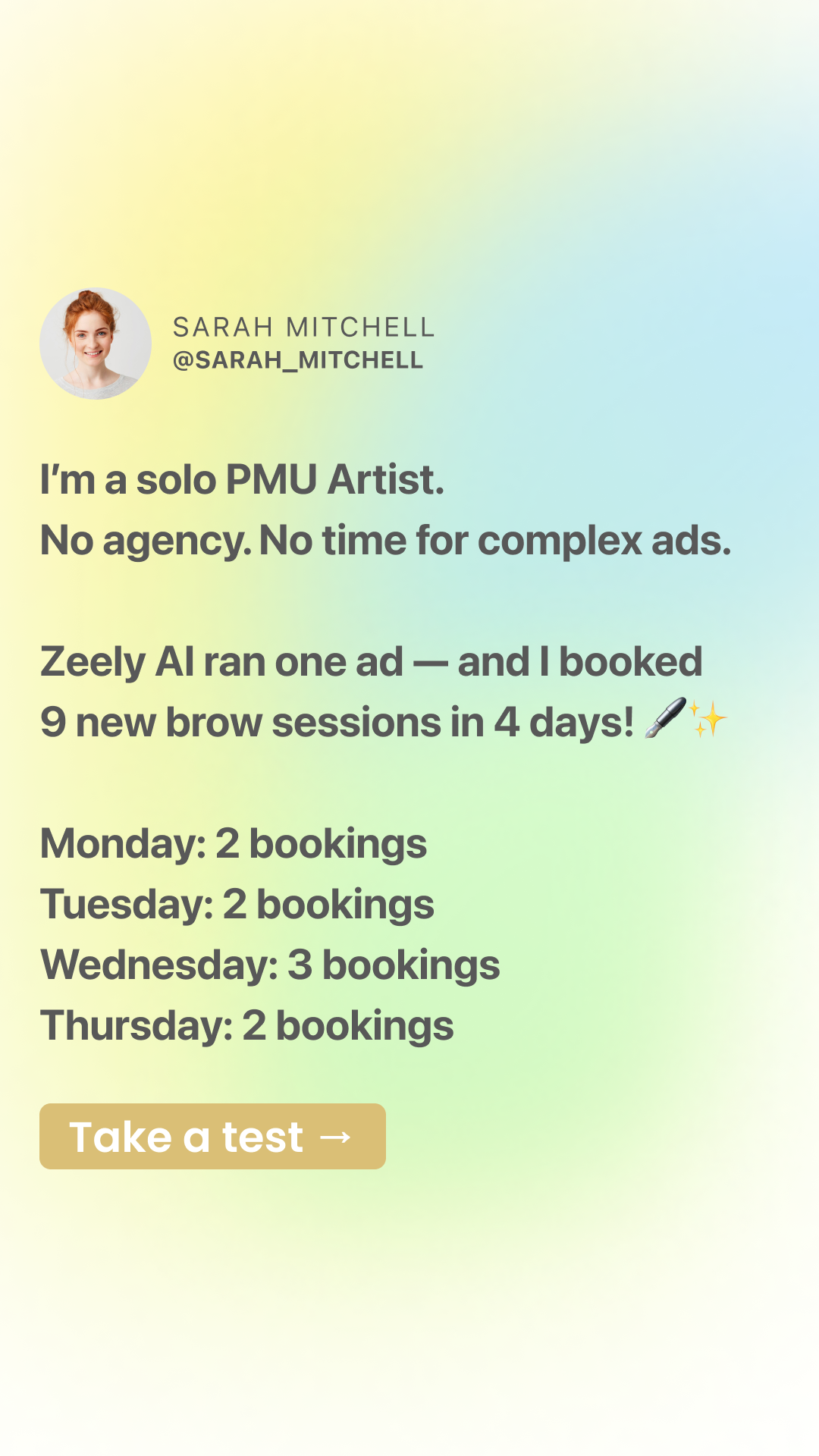 Zeely Facebook ad
