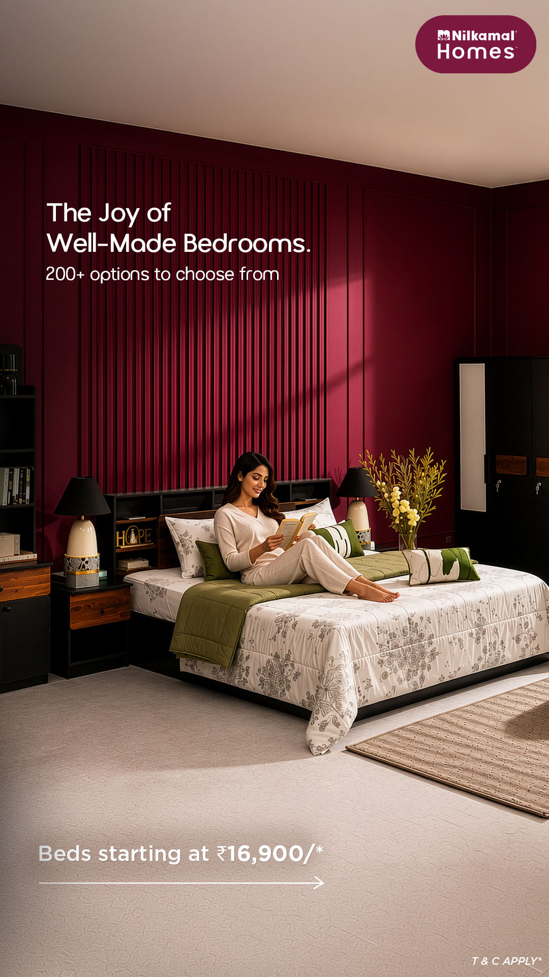 Nilkamal Homes Facebook ad: Redefine Rest with Nilkamal Homes