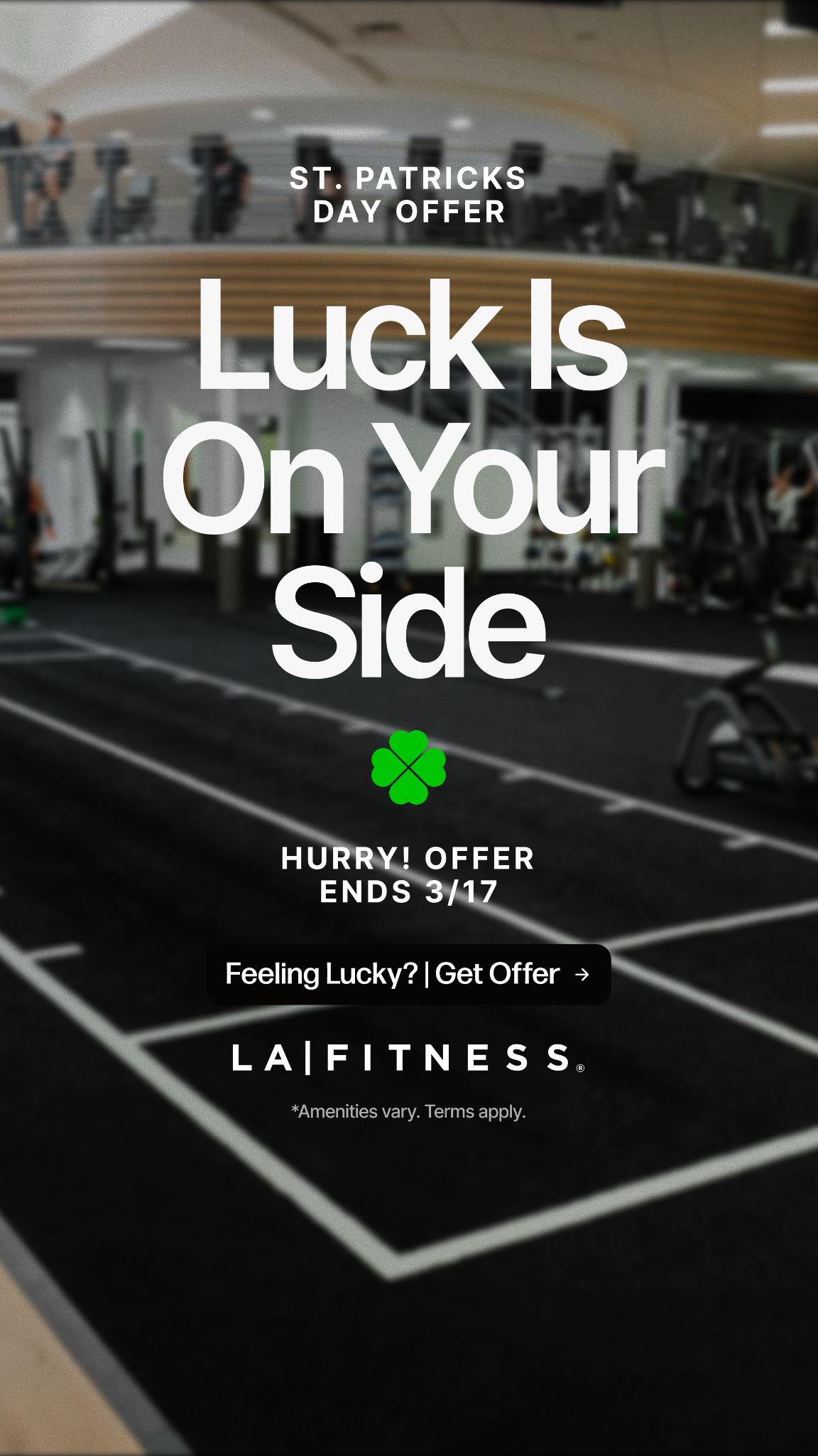LA Fitness Facebook ad