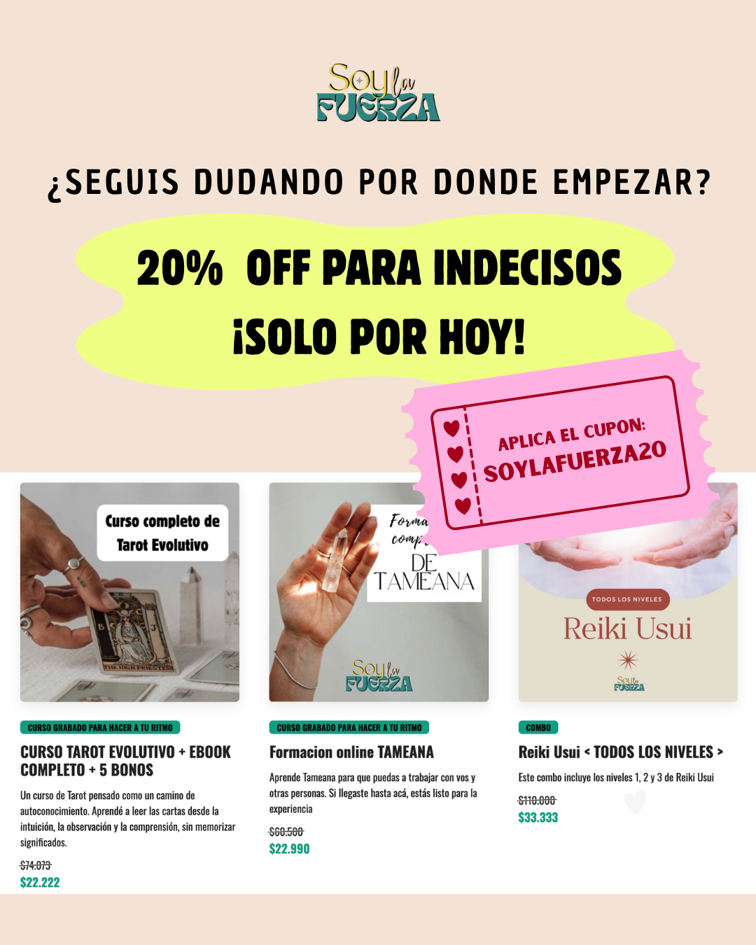 Soy La Fuerza Facebook ad