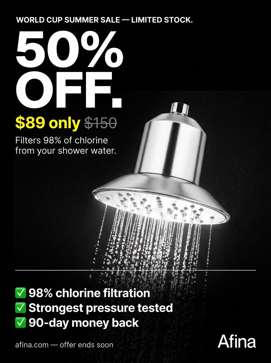 Showerlabs Facebook ad