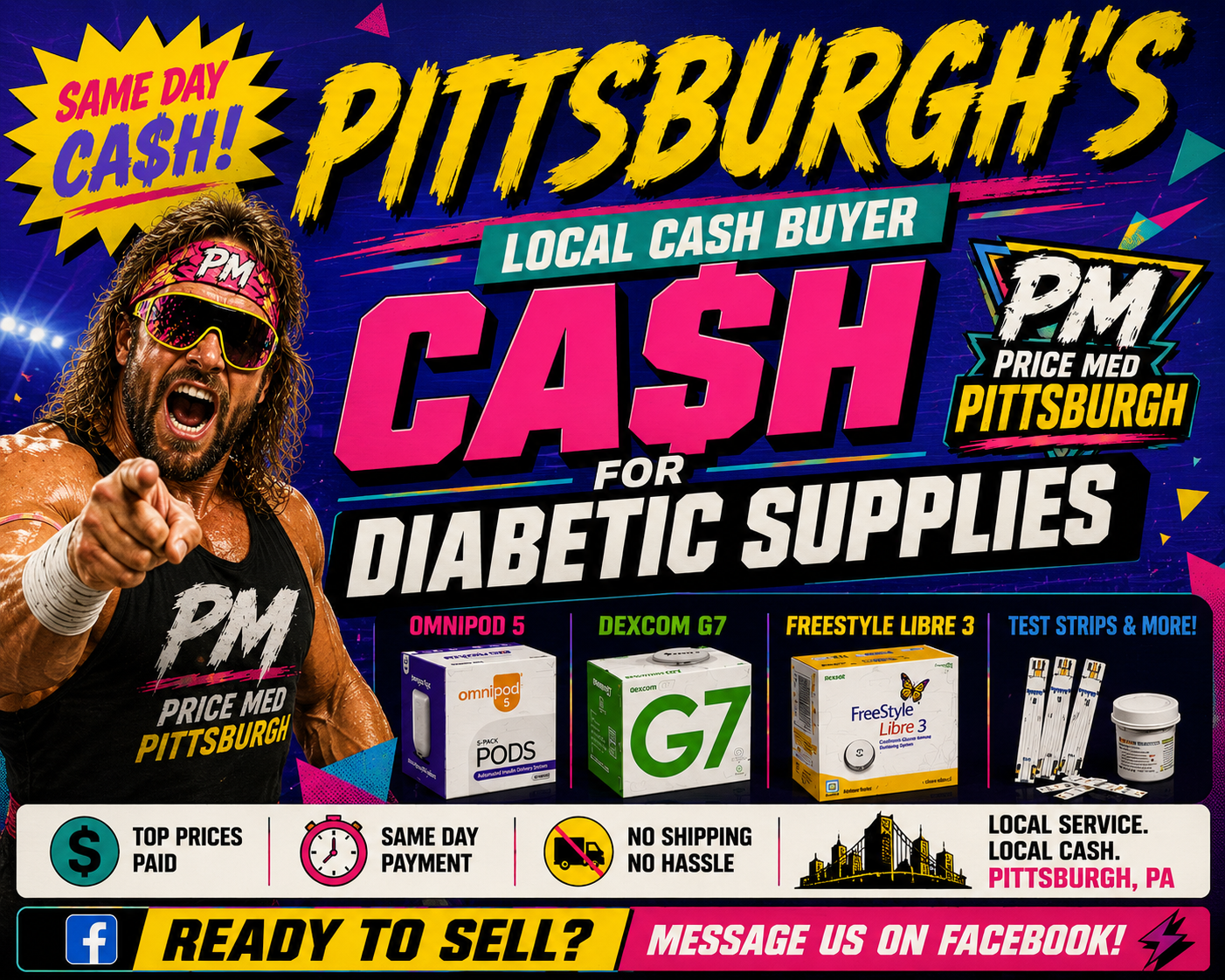 PriceMed - Pittsburgh Facebook ad: Quick Quotes, Local Meetups