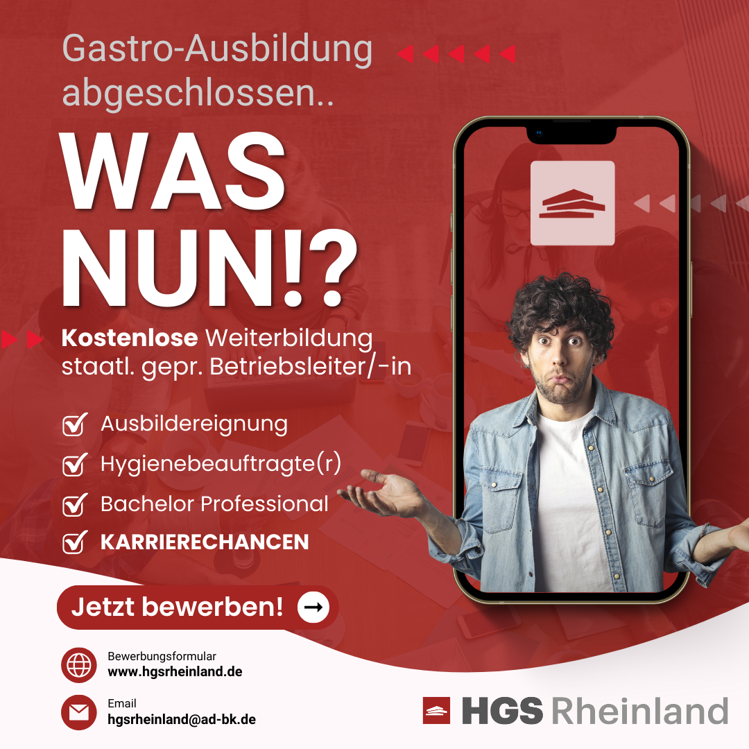 HGS Rheinland Fachschule für Hotellerie, Gaststätten und Systemgastronomie ad creative