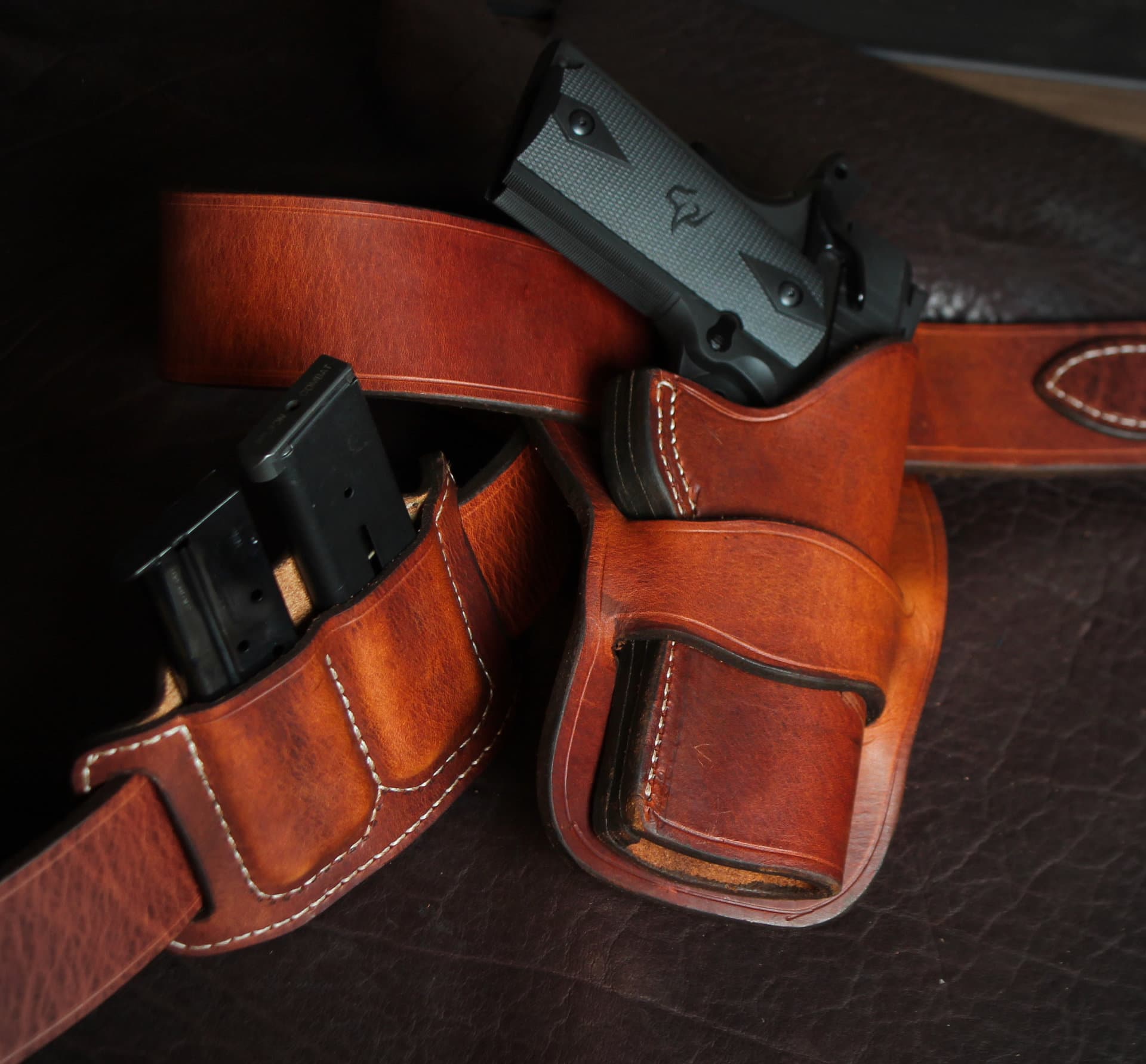 Kirkpatrick Leather Company Facebook ad: Got Unfinished Business on your mind?