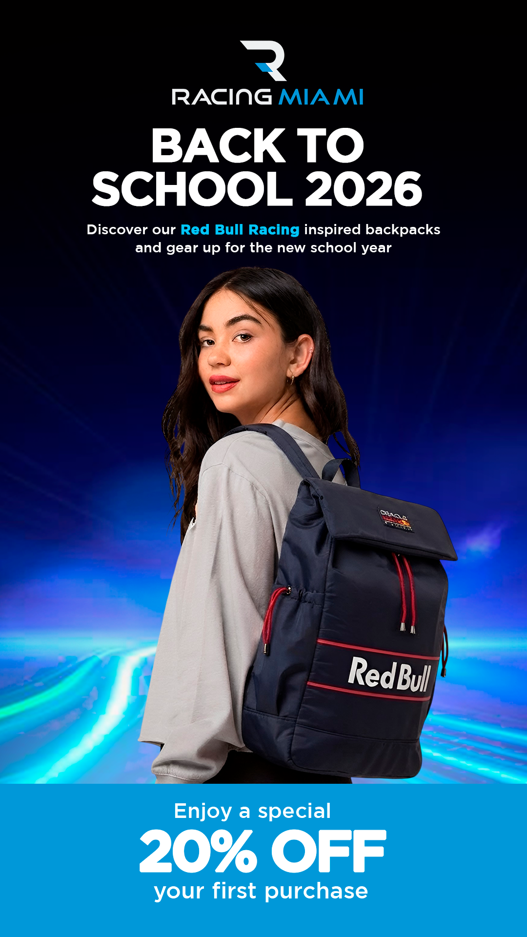 Racing Miami Store Facebook ad