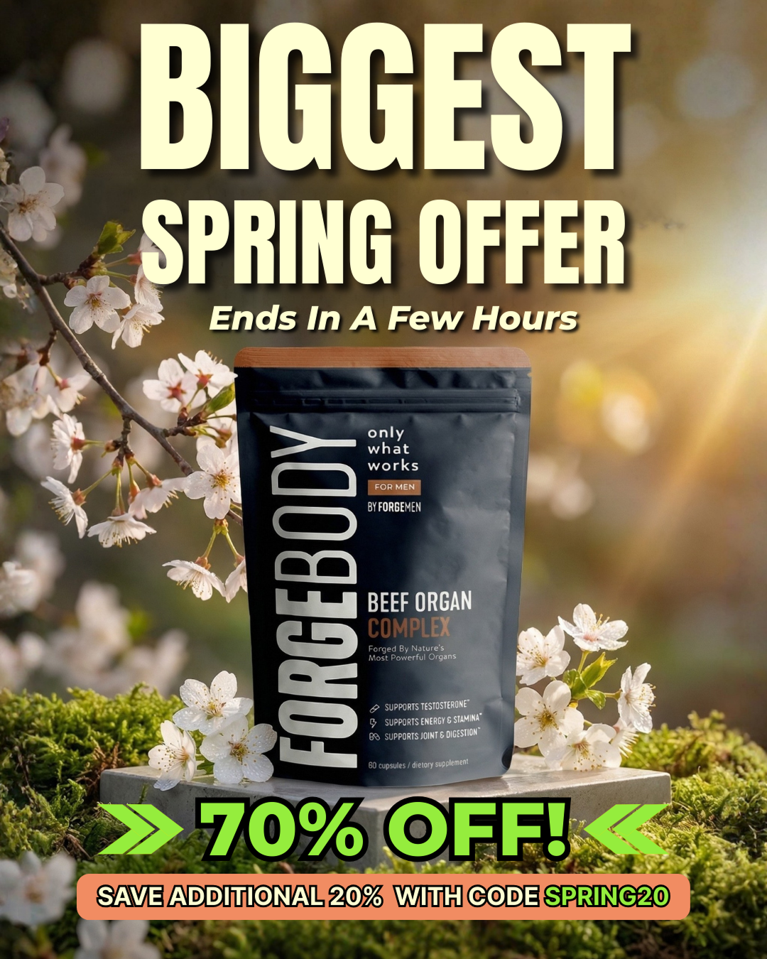 Forge Men Facebook ad