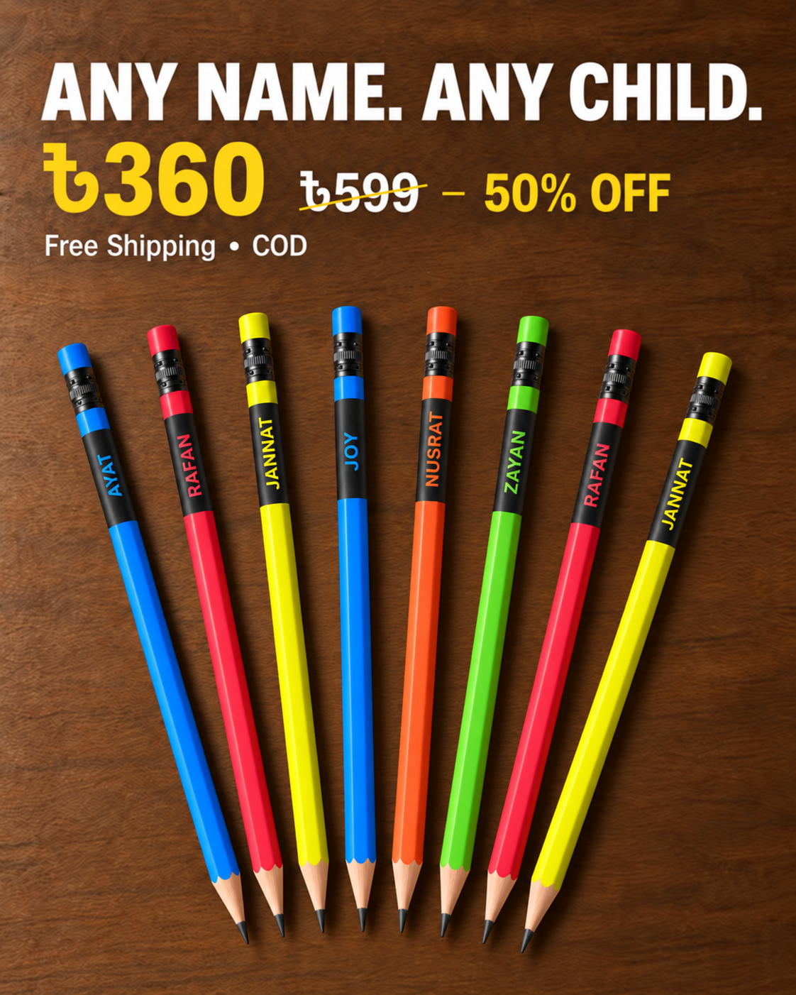 Kids Lifestyle Facebook ad: আপনার শিশুর নামেই বানিয়ে নিন আজই