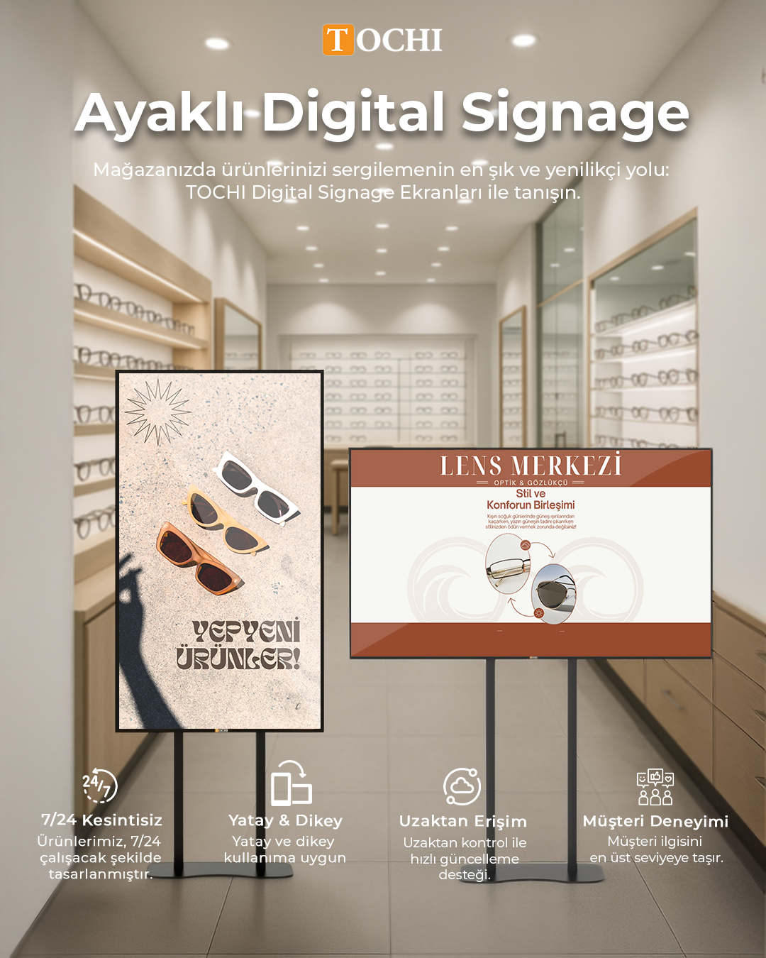 erpa.teknoloji Facebook ad: Ayaklı dijital signage ile etkili görsel iletişim ve…