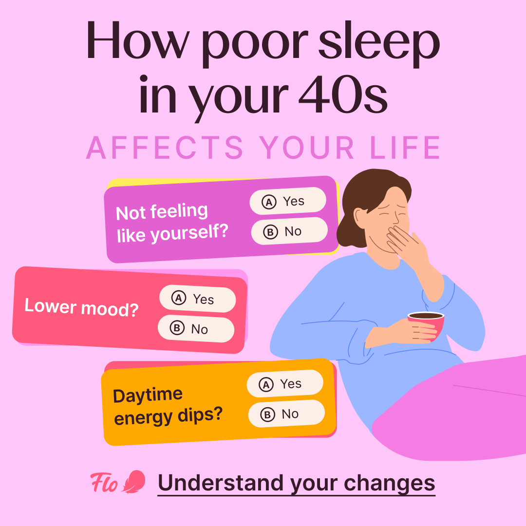 Flo Health App Facebook ad: Try Flo and never look back