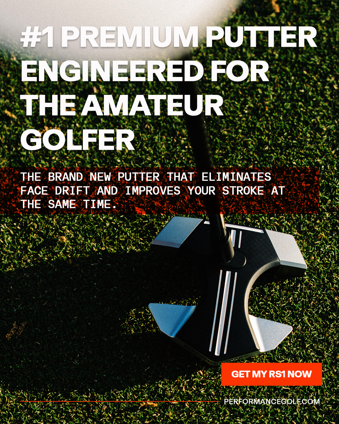 Performance Golf Facebook ad