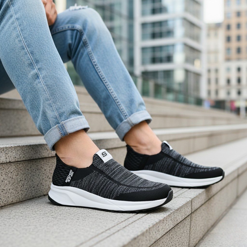 Luxury Leather Facebook ad: Socks Free- 30% Discount- Easy Wear Winter Comfort-