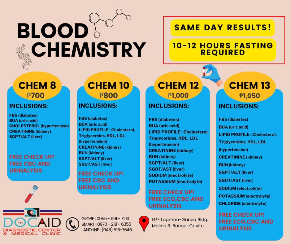 DOC AID Diagnostic Center - Molino Bacoor Cavite Facebook ad