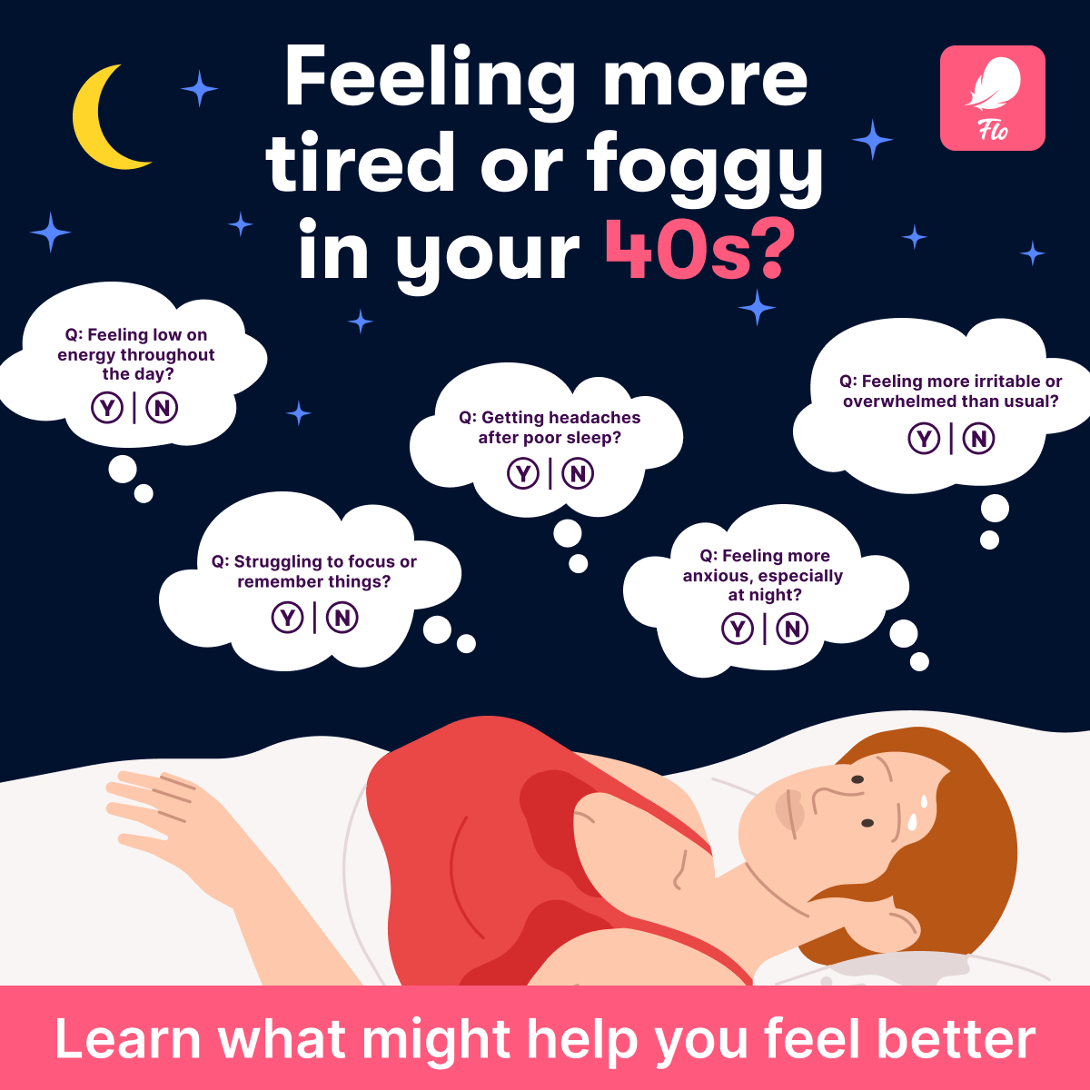 Flo Health App Facebook ad
