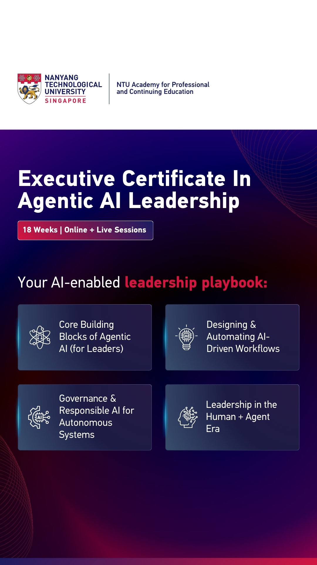 NTU Academy for Professional and Continuing Education Facebook ad