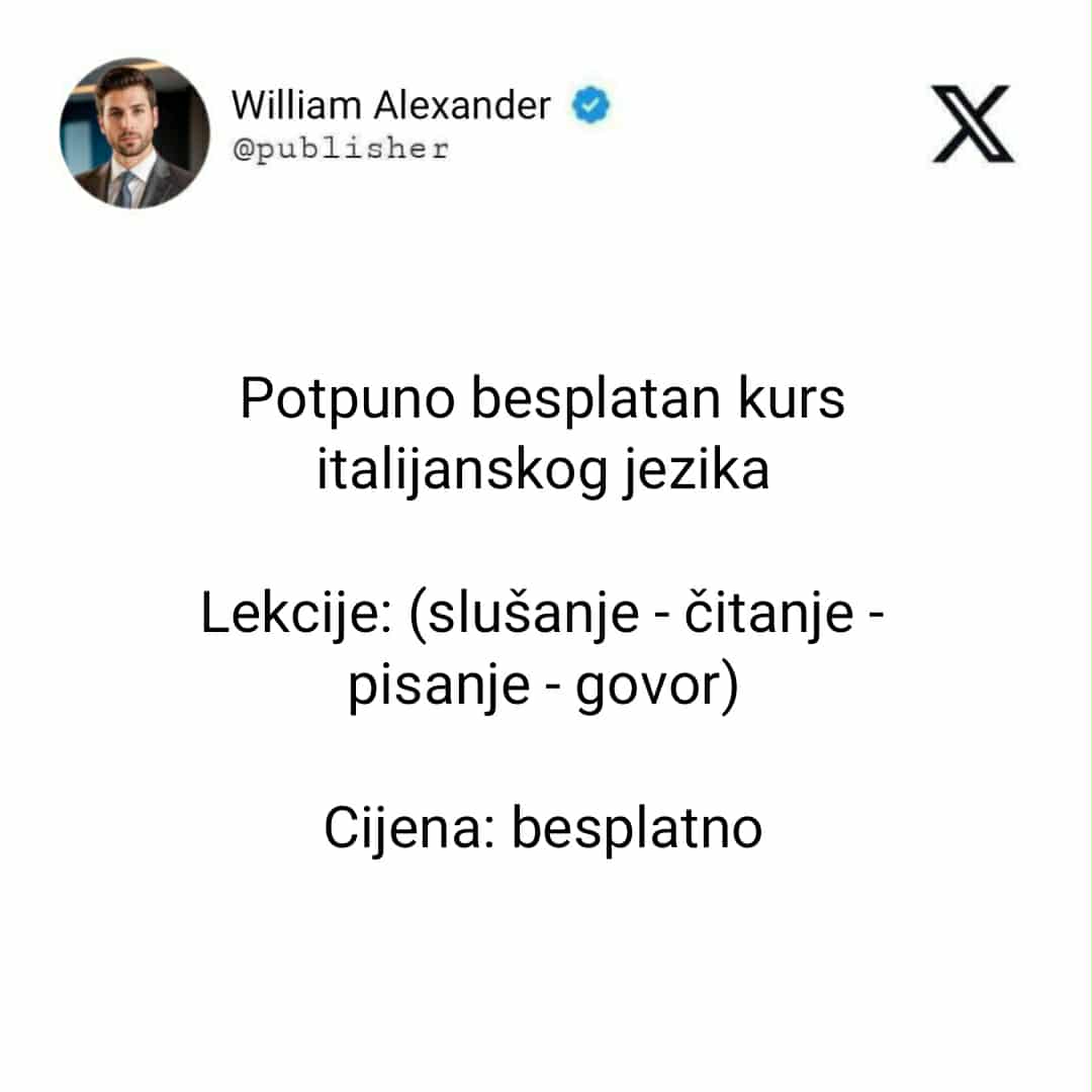 William Alexander  Facebook ad