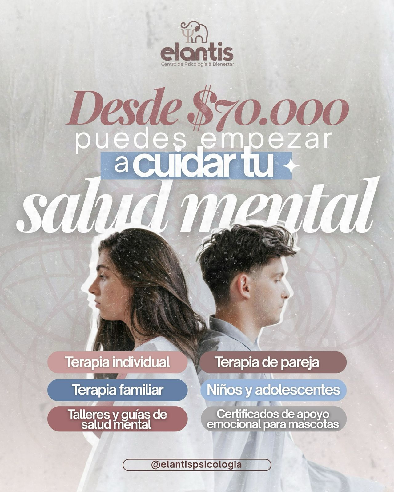 Elantis - Centro de Psicología & Bienestar Facebook ad