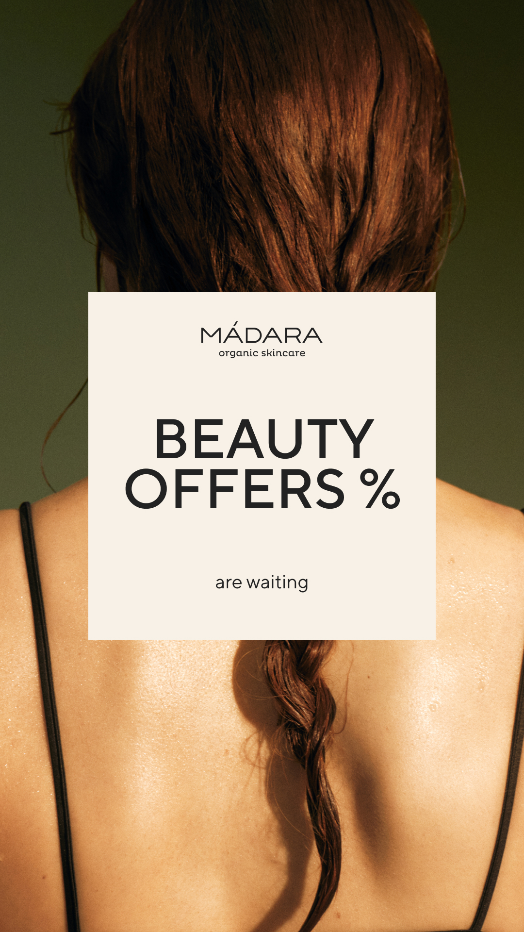 Mádara Organic Skincare Facebook ad