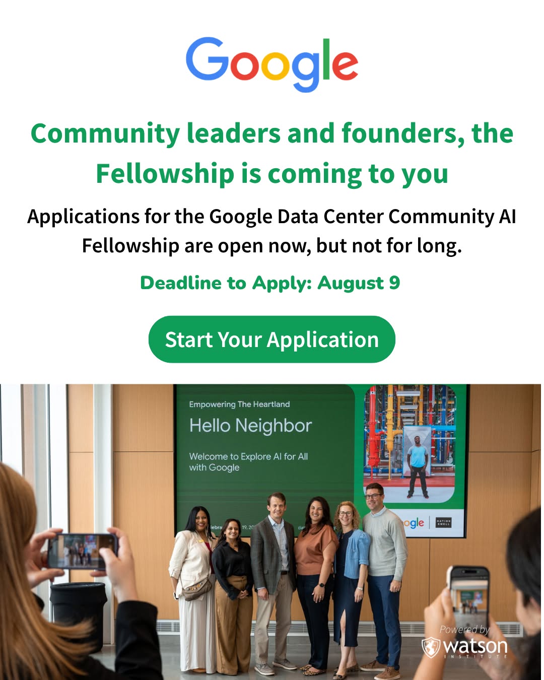 Watson Institute Facebook ad