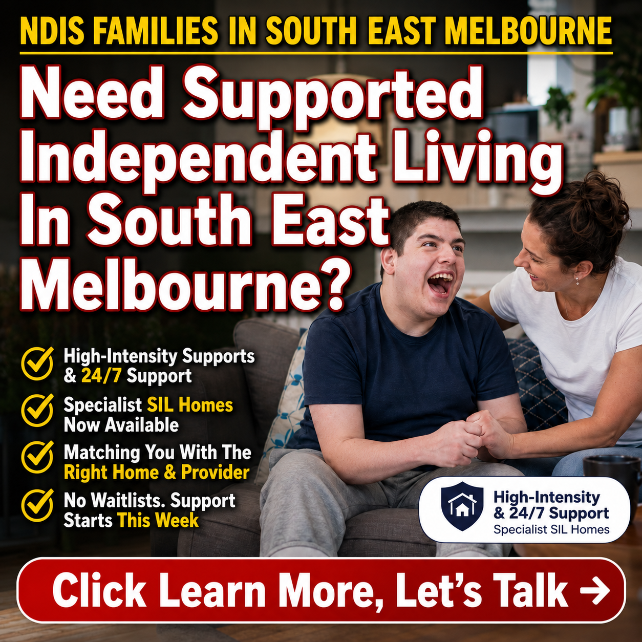 Simply Supported Facebook ad