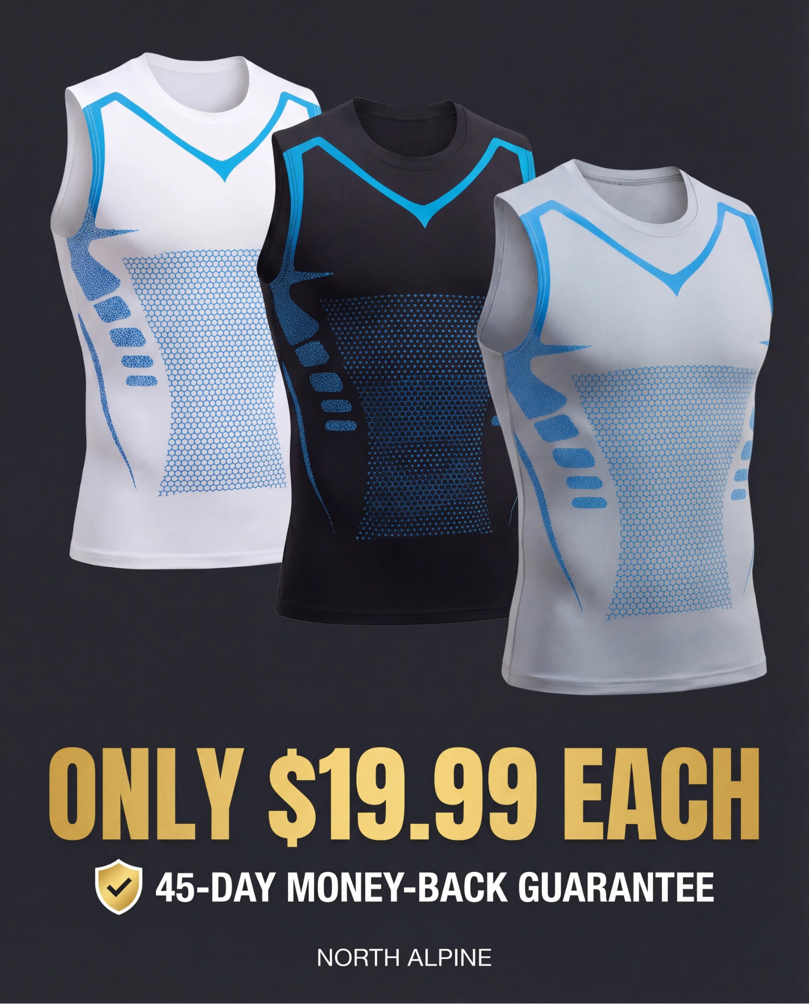 NorthAlpine Co Facebook ad: 2026 = NO MORE DAD BOD