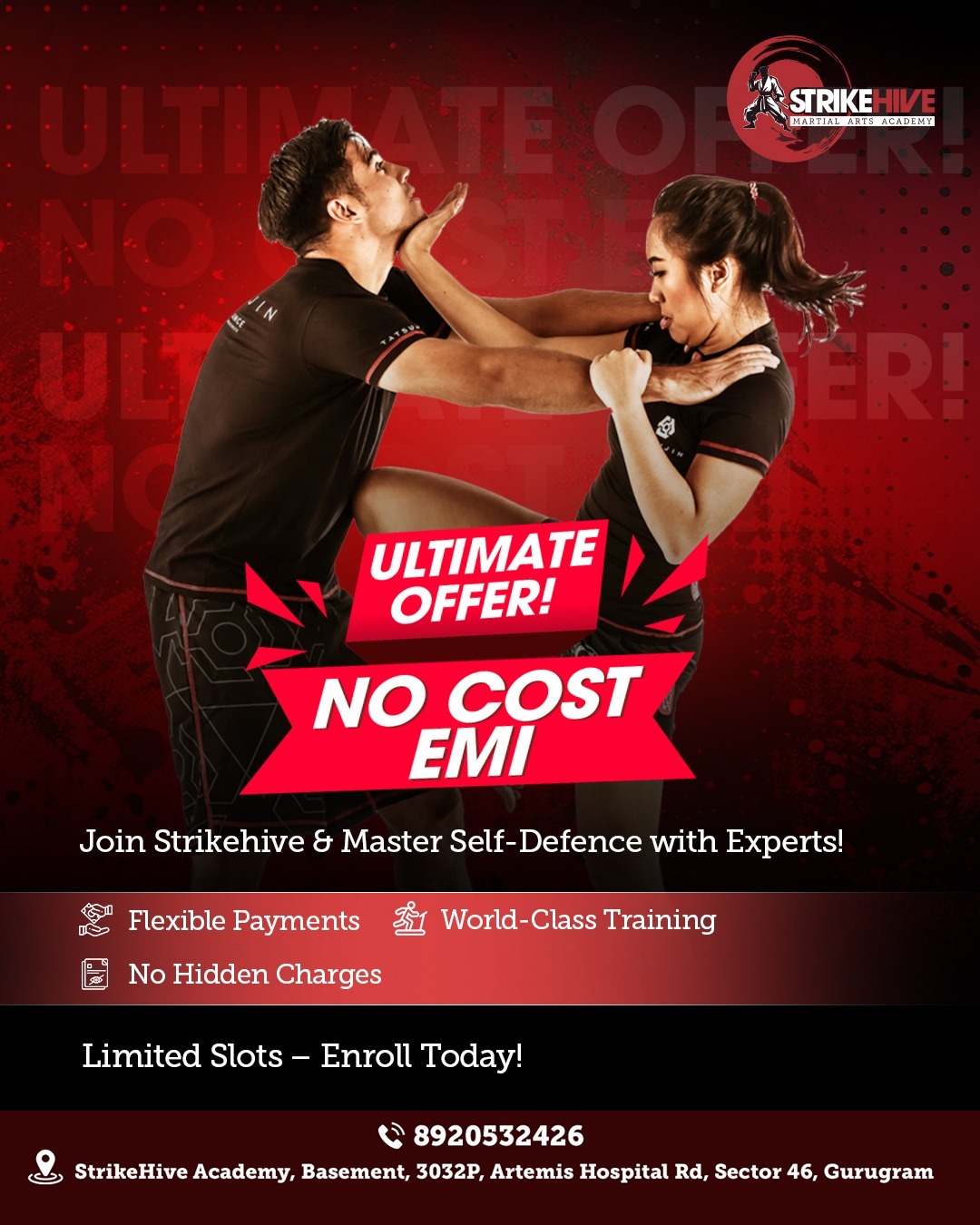 StrikeHive Martial Arts Academy Facebook ad