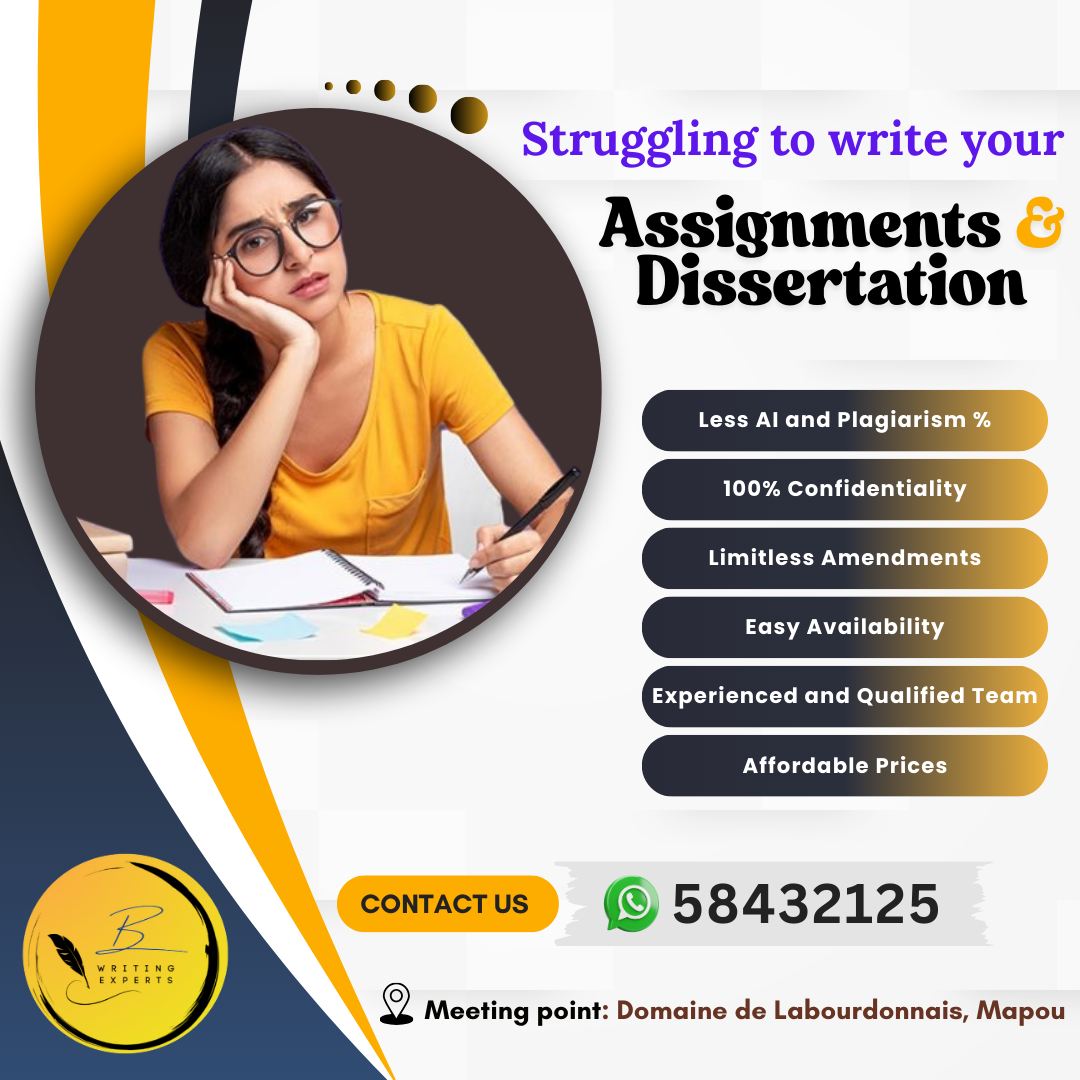 B Writing Experts Mauritius Assignment & Dissertation Facebook ad