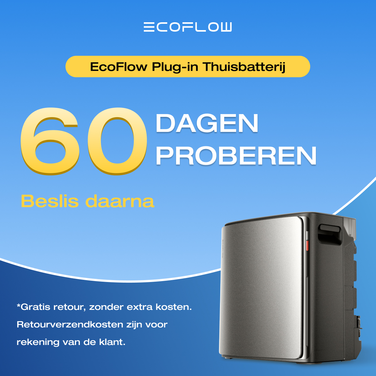 EcoFlow NL Facebook ad: EcoFlow Plug-in Thuisbatterij