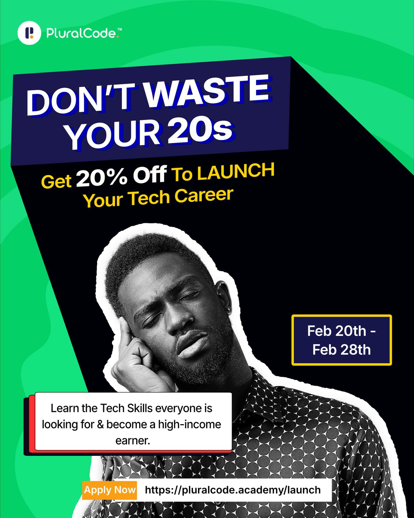Pluralcode Academy Facebook ad