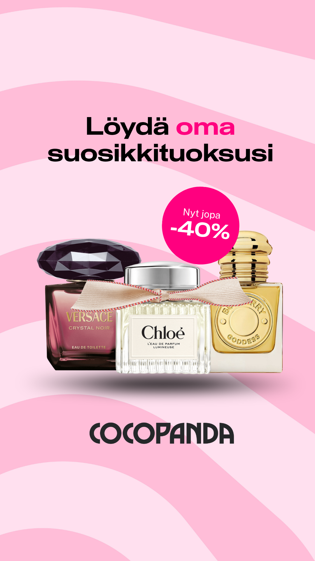 Cocopanda Facebook ad: Tuoksut jopa -40%