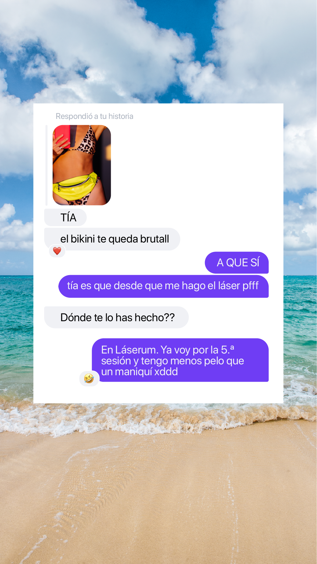 Láserum Facebook ad
